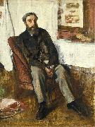 Edgar Degas Portrait d'homme oil painting artist